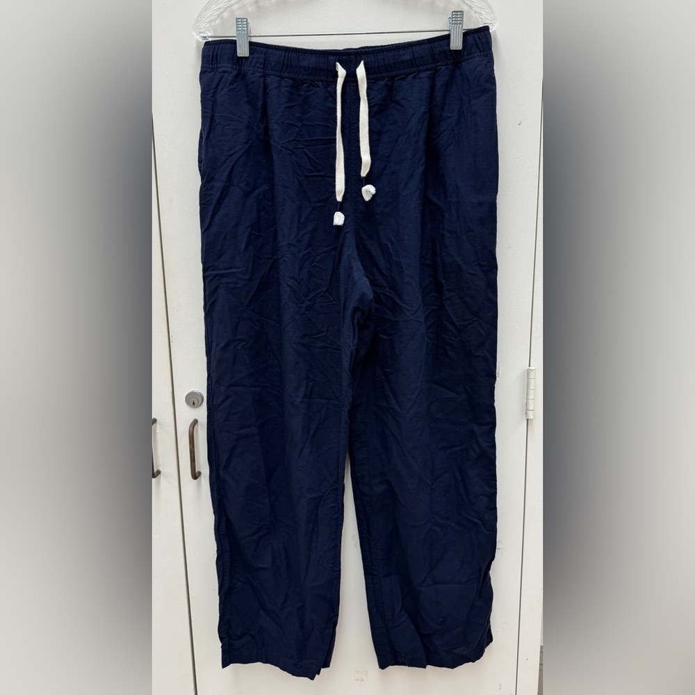 Uniqlo Dark Navy Elastic Waist Drawstring  Pants Size XL